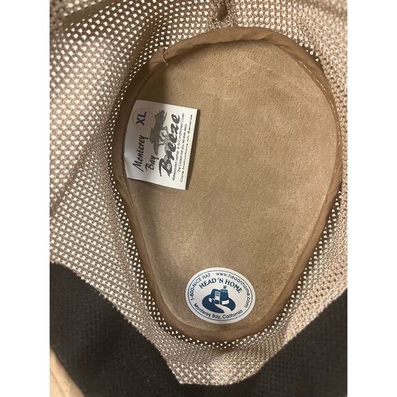 NWOT Head 'N Home American Outback-style Breeze Sun Hat Waterproofed Leather XL - Picture 8 of 12
